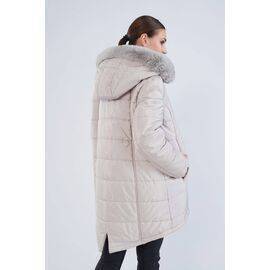 Women's Plus Size Faux Fur Puffer Coat (Kaban)