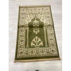 Mevlana Bazaar Oman Motif Wool Prayer Rug Brown [CLONE] [CLONE]