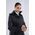 Women's Zigzag Patterned Plus Size Quilted Coat (Kaban)