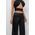 Women's Front Tie Satin Trousers