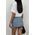 Women's Mini Denim Skirt with Cargo Pockets