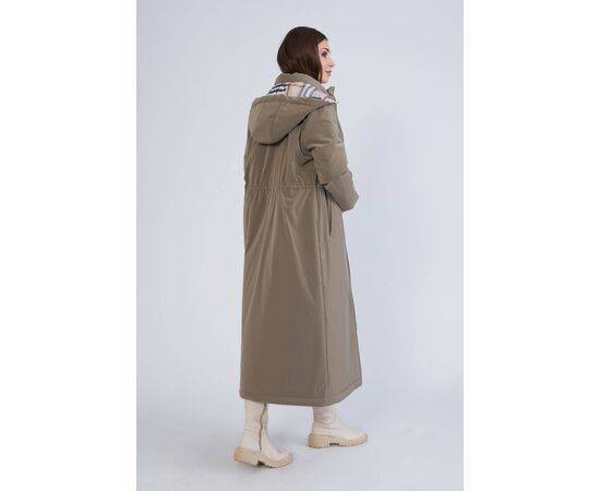 Women's Hooded Midi Coat (Kaban)