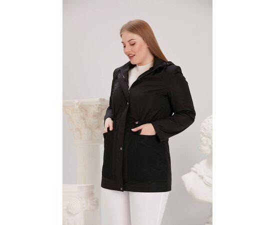 Women's Trench Coat with Mesh Detail