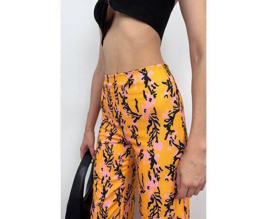 Women's Patterned Tube Leg Trousers