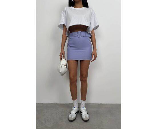 Women's Belted Mini Skirt