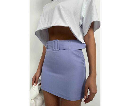 Women's Belted Mini Skirt