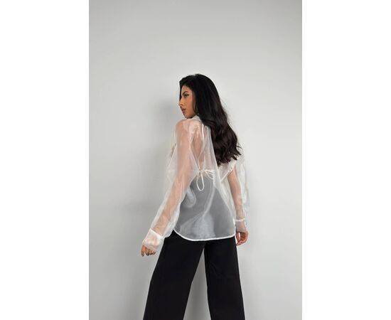 Women's Organza Shirt with Pockets