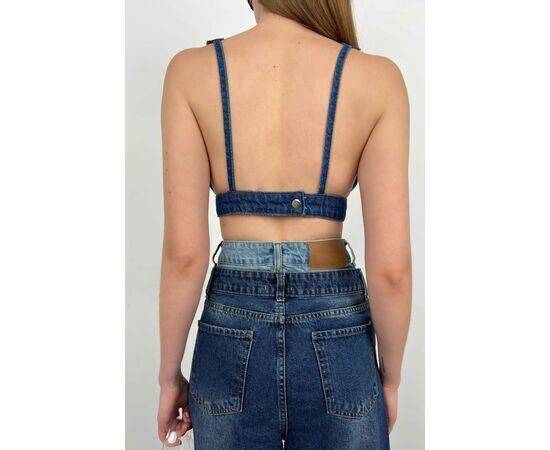 Women's Denim Crop Bra