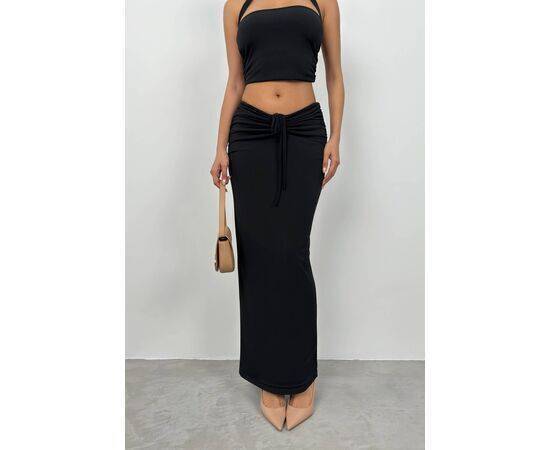 Women's Ruffle Detail Maxi Skirt