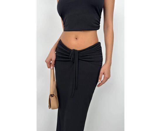 Women's Ruffle Detail Maxi Skirt