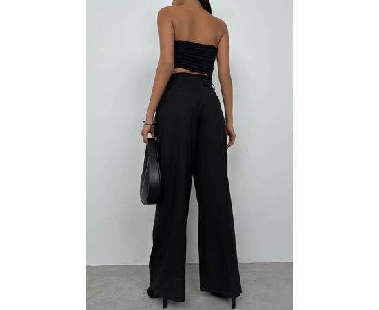 Women's Asymmetric Strapless Crop