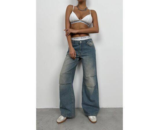 Women's Low Waist Knee Rise Jeans