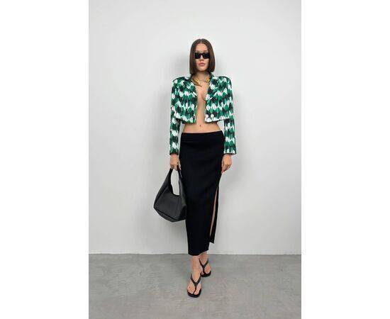 Women's Patterned Crop Jacket