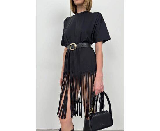 Women's Fringed Tunic Dress