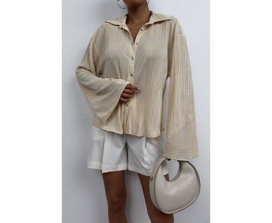 Women's Oversize Textured Shirt