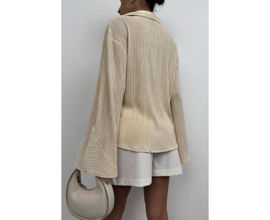 Women's Oversize Textured Shirt