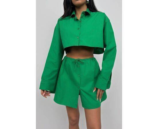 Women's Crop Oversize Shirt