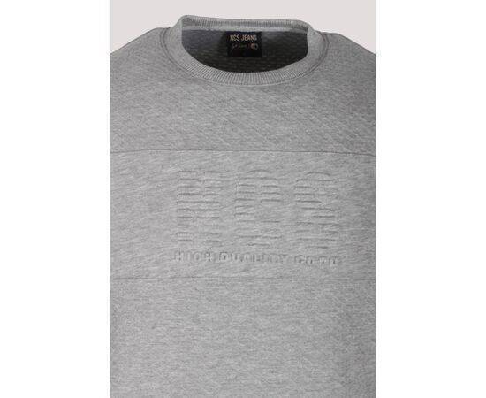 Men's Crew Neck Sweatshirt Embossed Printed