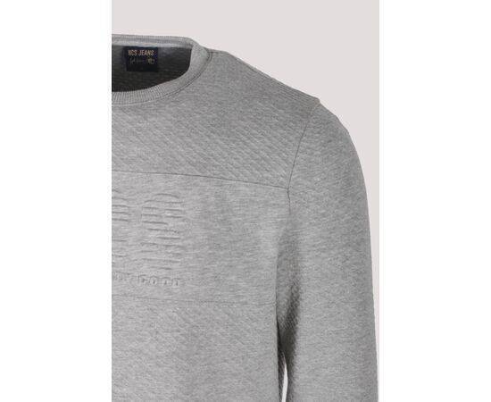 Men's Crew Neck Sweatshirt Embossed Printed