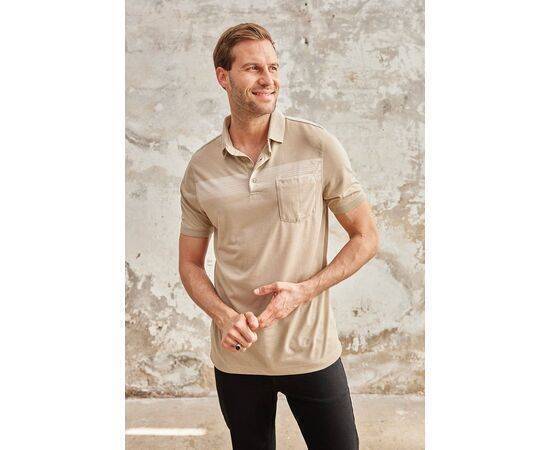 Polo Neck Short Sleeve T-Shirt with Pockets