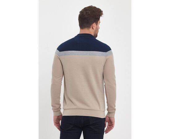 Polo Neck Sweatshirt with Zipper