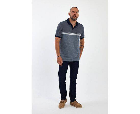 Polo Neck Short Sleeve T-shirt with Pocket