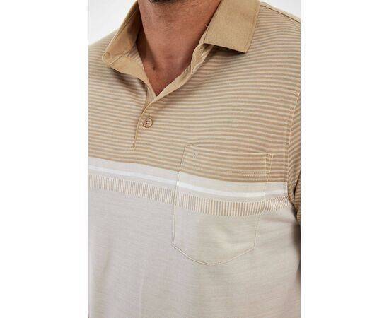 Polo Neck Short Sleeve T-shirt with Pocket