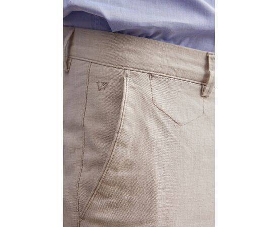 Linen Chino Trousers with Side Pockets