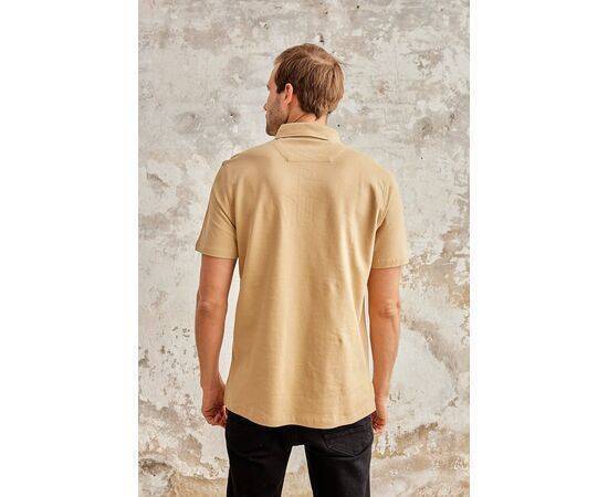 Polo Neck Short Sleeve T-Shirt with Pocket