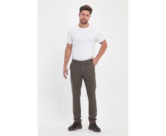 Regular Fit Chino Trousers with Side Pockets