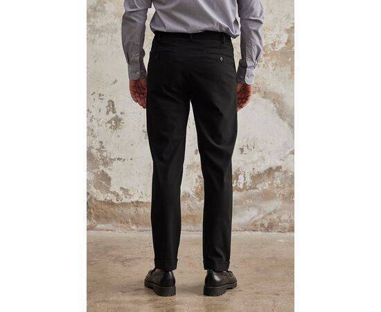 Double Pleated Side Trousers with Pockets