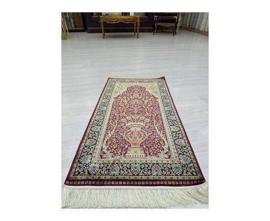 MEVLANA BAZAAR TREE OF LIFE MOTIF PRAYER RUG