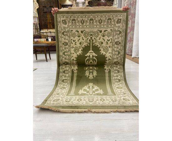 Mevlana Bazaar Oman Motif Wool Prayer Rug Brown [CLONE] [CLONE]