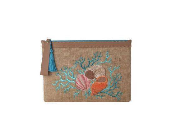 Clutch Purse (Blue Coral)