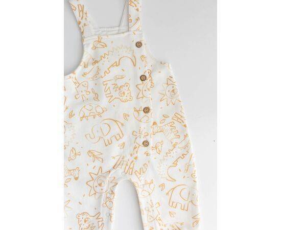 Animal Patterned Salopet for Baby Boys