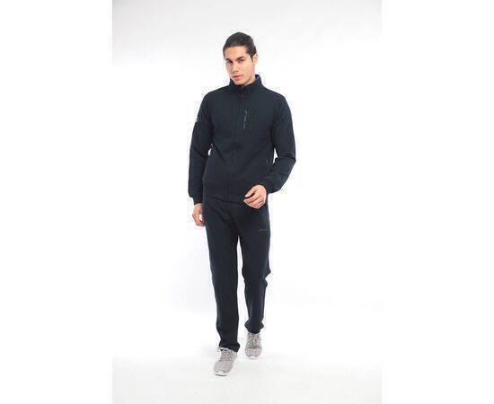 Men's Stand-Up Collar Tracksuit Set with Pockets (Waffle Design)