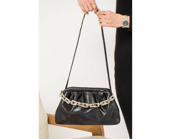 Hang Bag with Chain & Rope Strap