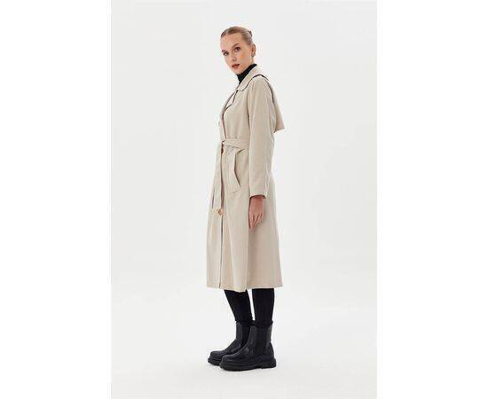 Double-breasted Baby Neck Trench Coat