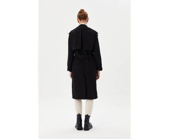 False Sleeve Double Breasted Trench Coat